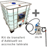 Kit de transfert AUS32 / AdBlue® 280W-26L/M, accroche latérale de IBC