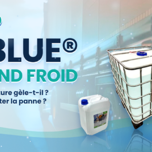 AdBlue® et grand froid : fût, IBC et bidon devant un camion citerne en hiver