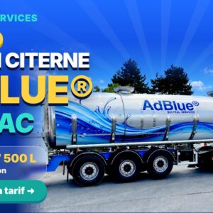 Camion citerne AdBlue en vrac Bulteau Services, livraison de 3 000 à 27 500 litres
