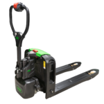 Transpalette électrique 1500 kg lithium-ion 24 V, vue de trois quarts