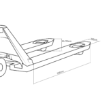 Schéma du transpalette manuel 2500 kg
